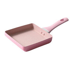 Tamagoyaki Pan Prevent Stick Mini japanilainen munakaspannu Aamiaispannu keittiötarvikkeille Pinkki 15x18cm / 5,9x7,1 tuumaa hinta ja tiedot | Paistinpannut | hobbyhall.fi