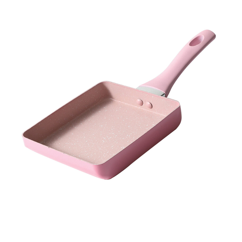 Tamagoyaki Pan Prevent Stick Mini japanilainen munakaspannu Aamiaispannu keittiötarvikkeille Pinkki 15x18cm / 5,9x7,1 tuumaa hinta ja tiedot | Paistinpannut | hobbyhall.fi