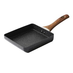 Tamagoyaki Pan Prevent Stick Mini japanilainen munakaspannu Aamiaispannu keittiötarvikkeille Musta 15x18cm / 5,9x7,1 tuumaa hinta ja tiedot | Paistinpannut | hobbyhall.fi