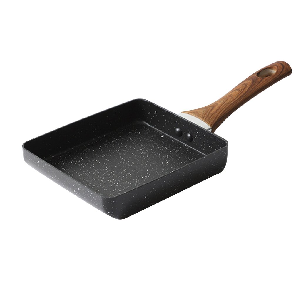 Tamagoyaki Pan Prevent Stick Mini japanilainen munakaspannu Aamiaispannu keittiötarvikkeille Musta 15x18cm / 5,9x7,1 tuumaa hinta ja tiedot | Paistinpannut | hobbyhall.fi