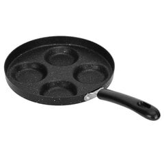 Paistinpannu Mini Non Stick 4-reikäinen litteä munapannukakkukone Paistinpannu Keittiötarvike hinta ja tiedot | Paistinpannut | hobbyhall.fi