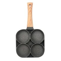 Munapannu Pannukakkupannu Nonstick 4 kuppia paistettu munapannu alumiininen liesi bakeliittikahva aamiaiseksi hinta ja tiedot | Paistinpannut | hobbyhall.fi