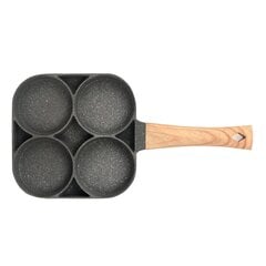 Munapannu Pannukakkupannu Nonstick 4 kuppia paistettu munapannu alumiininen liesi bakeliittikahva aamiaiseksi hinta ja tiedot | Paistinpannut | hobbyhall.fi