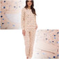 CORNETTE Naisten pyjama MAYA 163/378 Puuvilla Beige koko hinta ja tiedot | Yöasut ja pyjamat | hobbyhall.fi