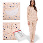 CORNETTE Naisten pyjama MAYA 163/378 Puuvilla Beige koko hinta ja tiedot | Yöasut ja pyjamat | hobbyhall.fi