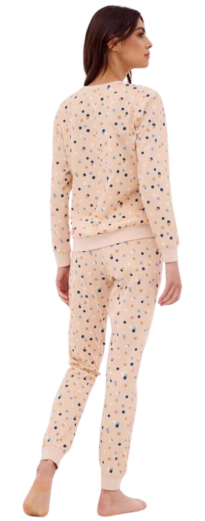 CORNETTE Naisten pyjama MAYA 163/378 Puuvilla Beige koko hinta ja tiedot | Yöasut ja pyjamat | hobbyhall.fi