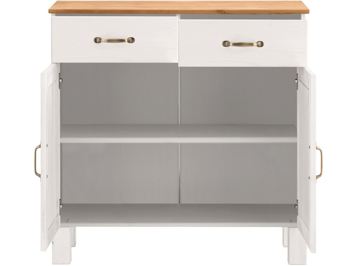 Komoda Sideboard, valkoinen hinta ja tiedot | Keittiökalusteet | hobbyhall.fi