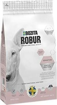 Bozita Robur Sensitive Single Protein lohen kanssa, 3 kg hinta ja tiedot | Koiran kuivaruoka | hobbyhall.fi