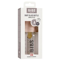 Bibs lasinen tuttipullo, 110 ml, blush, 0+ kk hinta ja tiedot | Tuttipullot ja tarvikkeet | hobbyhall.fi