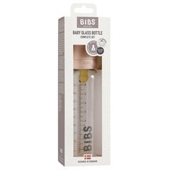 Bibs lasinen tuttipullo, 225 ml, blush, 0+ kk hinta ja tiedot | Tuttipullot ja tarvikkeet | hobbyhall.fi