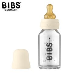 Bibs lasinen tuttipullo, 110 ml, 0+ kuukautta hinta ja tiedot | BIBS Lapset | hobbyhall.fi