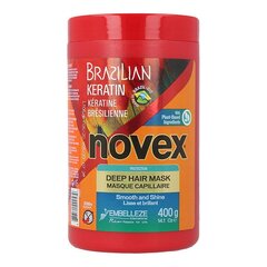 Hiusnaamio Novex Brazilian Keratino 400 ml hinta ja tiedot | Hiusnaamiot, öljyt ja seerumit | hobbyhall.fi