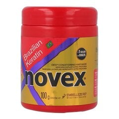 Hiusnaamio Novex Brazilian Keratino 400 ml hinta ja tiedot | Hiusnaamiot, öljyt ja seerumit | hobbyhall.fi