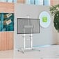 TV-mobiiliteline 70-120" enintään 140 kg, säädettävä, 2 hyllyä hinta ja tiedot | TV-seinätelineet | hobbyhall.fi