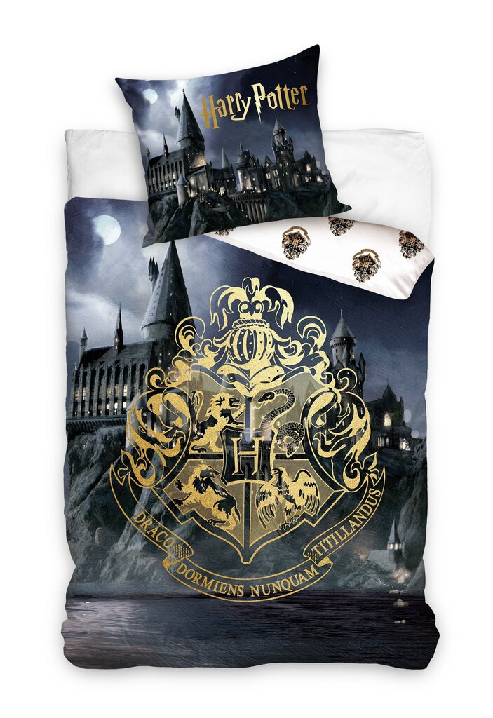 Jerry Fabrics vuodevaatteet setti Harry Potter, 160x200, 2 osaa hinta ja tiedot | Pussilakanat ja tyynyliinat | hobbyhall.fi