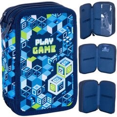 Kolmilokeroinen kynäkotelo lisätarvikkeineen AstraBag Play Game 503023016, 20,5x13x6 cm hinta ja tiedot | Penaalit | hobbyhall.fi