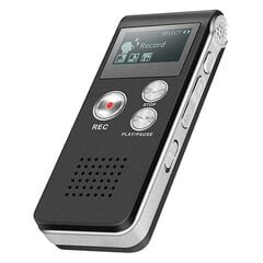 Paranormal Equipment Digital EVP Voice Activated Recorder USB US 8GB, musta hinta ja tiedot | Sanelimet | hobbyhall.fi