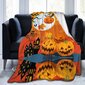 Halloweenkurpitsahuopa, 178x254cm hinta ja tiedot | Päiväpeitot ja huovat | hobbyhall.fi