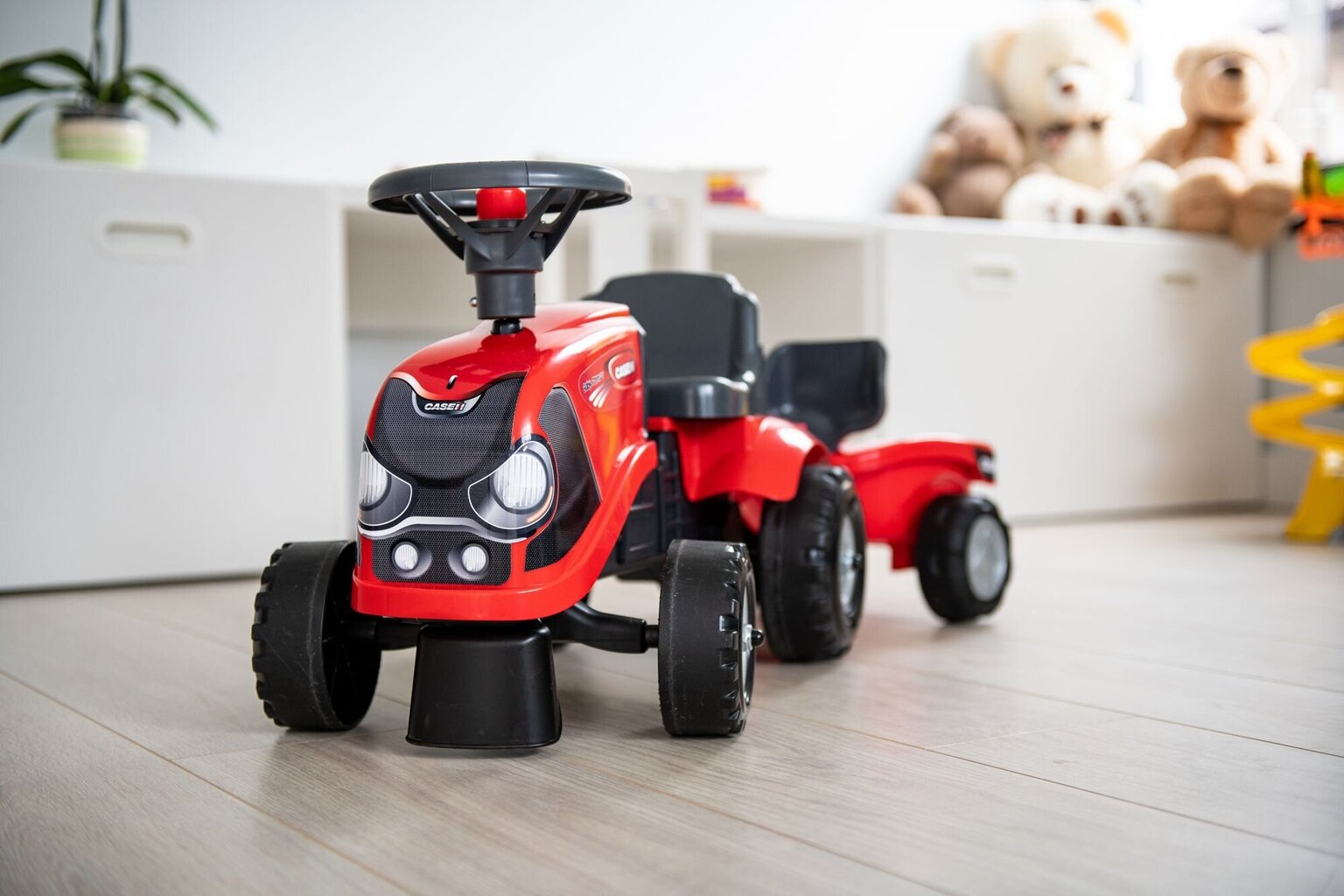 Falk Baby Case IH 238C -traktori kottikärryillä ja hiekkaleluilla hinta ja tiedot | Vauvan lelut | hobbyhall.fi