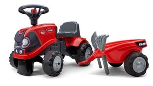 Falk Baby Case IH 238C -traktori kottikärryillä ja hiekkaleluilla hinta ja tiedot | Vauvan lelut | hobbyhall.fi