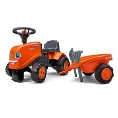 Kävelytraktori perävaunuineen ja tarvikkeineen Falk Kubota, 260C hinta ja tiedot | Vauvan lelut | hobbyhall.fi