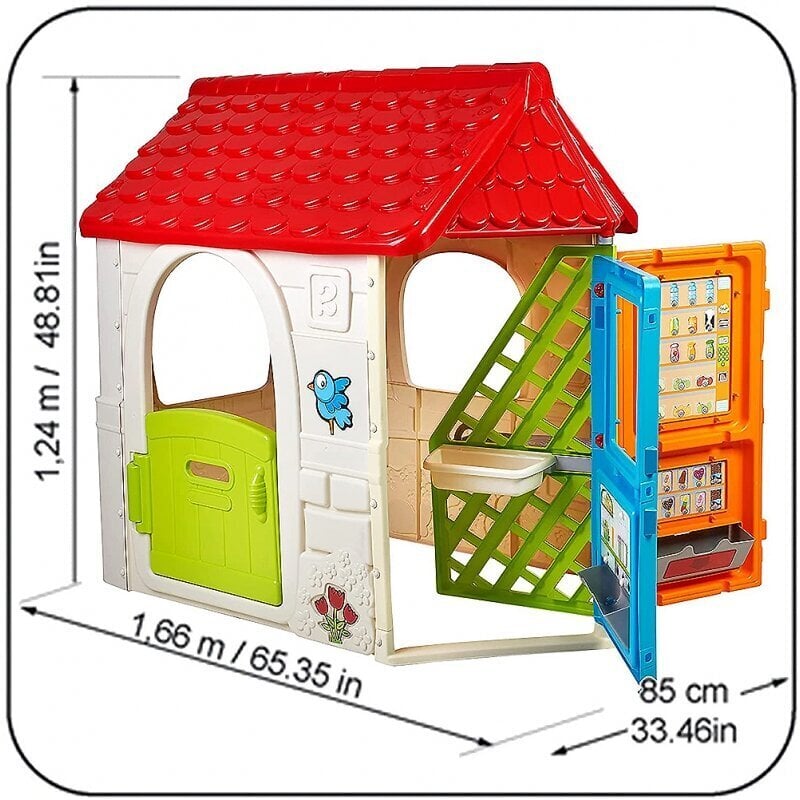 Playhouse 6 zones Helmikuu hinta ja tiedot | Lasten leikkimökit ja -teltat | hobbyhall.fi