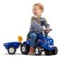 Falk Baby New Holland Tractor, sininen hinta ja tiedot | Vauvan lelut | hobbyhall.fi