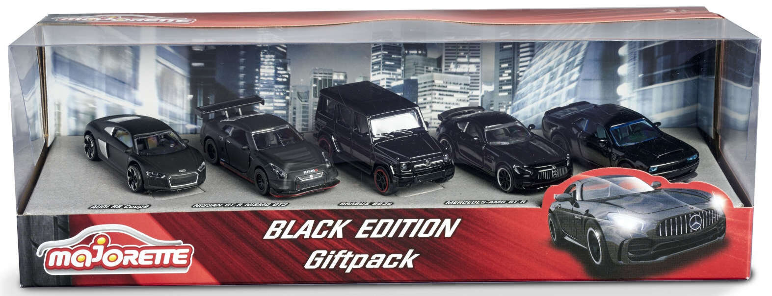 Autosetti Majorette Black Edition hinta ja tiedot | Poikien lelut | hobbyhall.fi