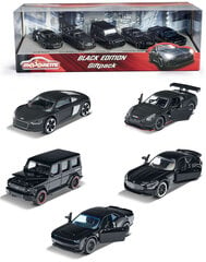 Autosetti Majorette Black Edition hinta ja tiedot | Poikien lelut | hobbyhall.fi