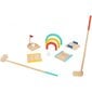 Puinen golfsetti Tooky Toy, 13 kpl hinta ja tiedot | Vauvan lelut | hobbyhall.fi