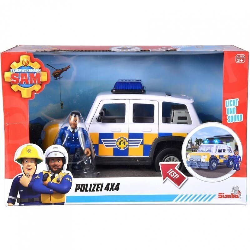 Poliisiauto lisävarusteilla Simba hinta ja tiedot | Poikien lelut | hobbyhall.fi