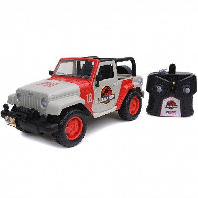 Toy RC Jeep Dickie Lelut Jada Jurassic Park Jeep Wrangler hinta ja tiedot | Poikien lelut | hobbyhall.fi