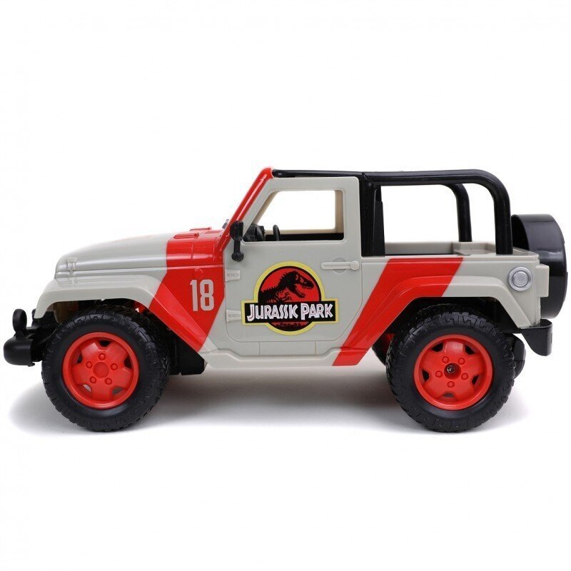 Toy RC Jeep Dickie Lelut Jada Jurassic Park Jeep Wrangler hinta ja tiedot | Poikien lelut | hobbyhall.fi