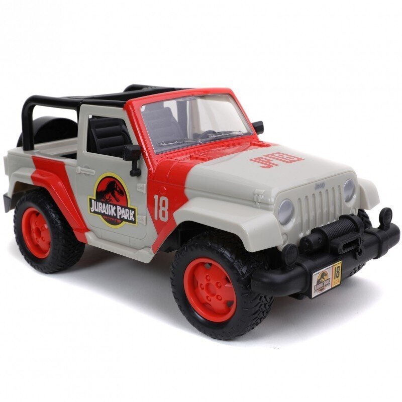 Toy RC Jeep Dickie Lelut Jada Jurassic Park Jeep Wrangler hinta ja tiedot | Poikien lelut | hobbyhall.fi