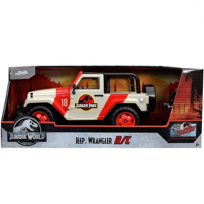 Toy RC Jeep Dickie Lelut Jada Jurassic Park Jeep Wrangler hinta ja tiedot | Poikien lelut | hobbyhall.fi