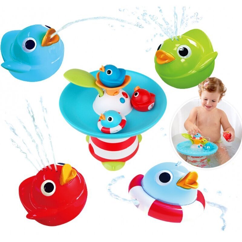 Woopie kylpylelu äänillä Duck Race hinta ja tiedot | Vauvan lelut | hobbyhall.fi