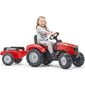 Traktori Massey Ferguson Red perävaunulla hinta ja tiedot | Poikien lelut | hobbyhall.fi