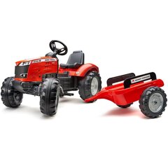 Traktori Massey Ferguson Red perävaunulla hinta ja tiedot | Poikien lelut | hobbyhall.fi