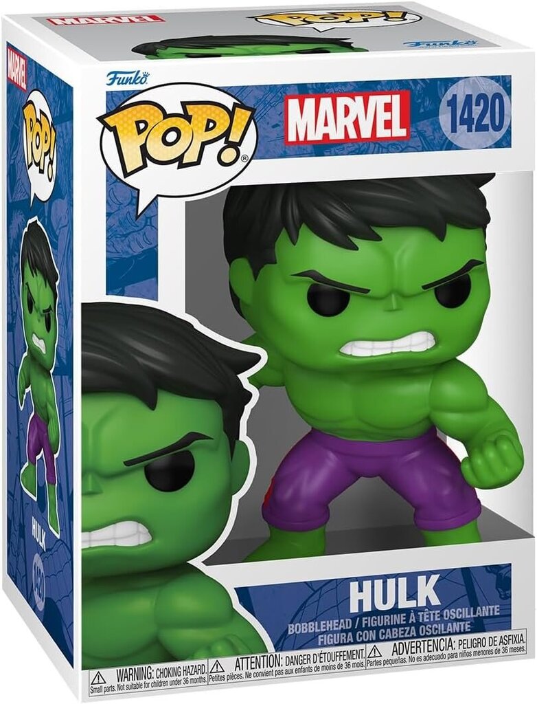 Funko Pop! Marvel: Hulk #1420 hinta ja tiedot | Pelien oheistuotteet | hobbyhall.fi