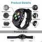 V8 Smart Watch Smart Watch Ring -älykellot hinta ja tiedot | Älykellot | hobbyhall.fi