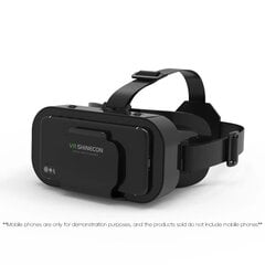 G05A/G05PRO Älypuhelin Cinema 3D-lasit Virtual Reality Silmälinssi Puettava pelikypärä VR Glassesg05pro-musta hinta ja tiedot | VR-lasit | hobbyhall.fi