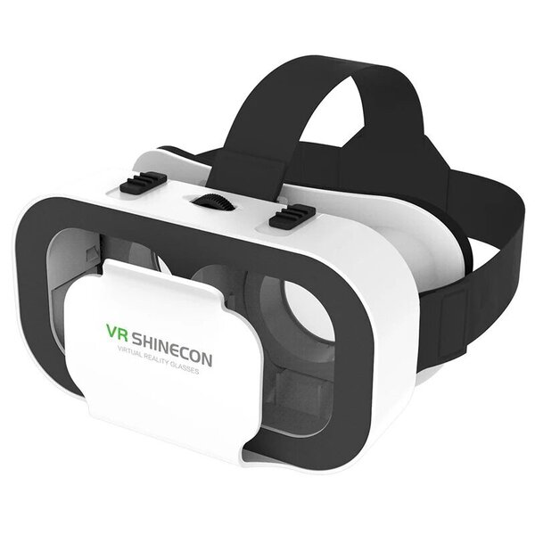 G05A/G05PRO Älypuhelin Cinema 3D-lasit Virtual Reality Silmälinssi Puettava pelikypärä VR Glassesgo5a-valkoinen