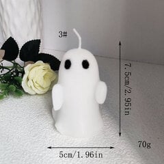 Halloween haamukynttilä, 2 kpl hinta ja tiedot | Kynttilät ja kynttilänjalat | hobbyhall.fi