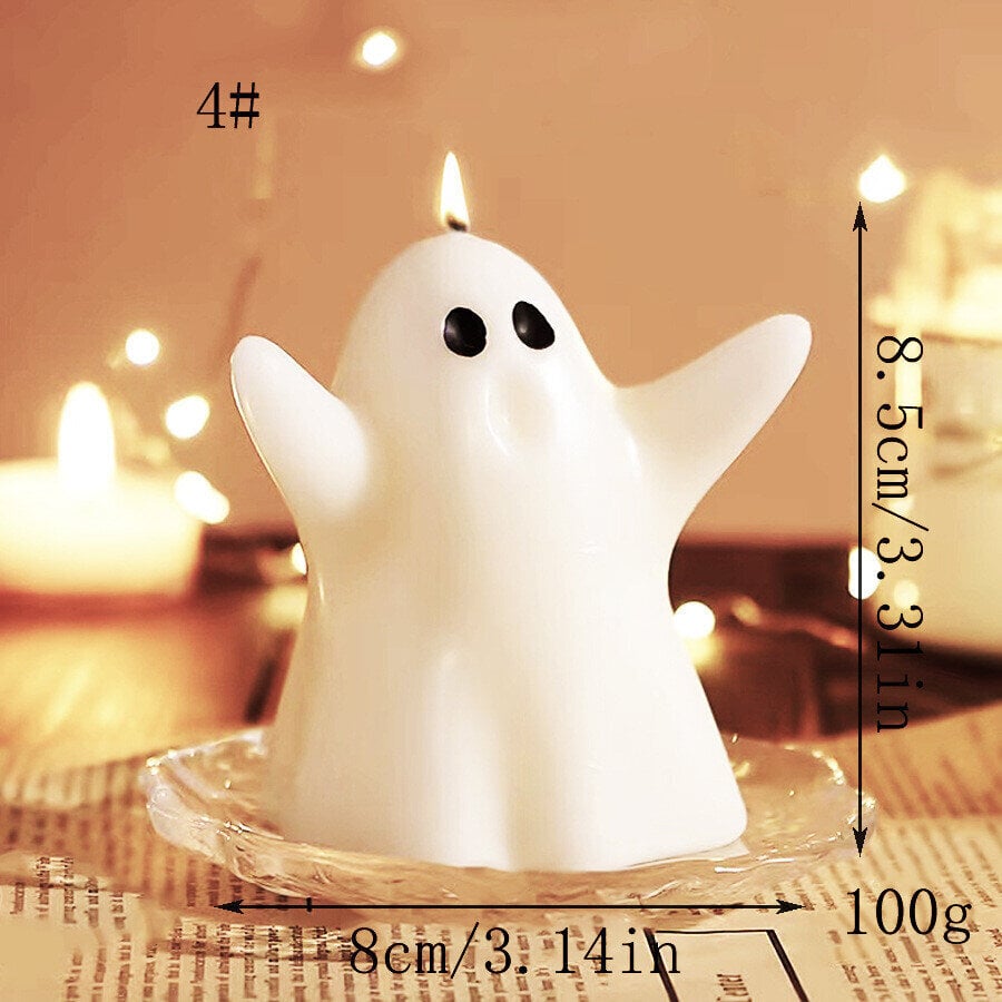 Haamukynttilä Halloween, 2 kpl hinta ja tiedot | Kynttilät ja kynttilänjalat | hobbyhall.fi