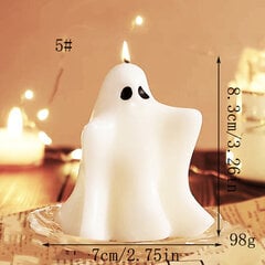 Haamukynttilä Halloween, 2 kpl hinta ja tiedot | Kynttilät ja kynttilänjalat | hobbyhall.fi