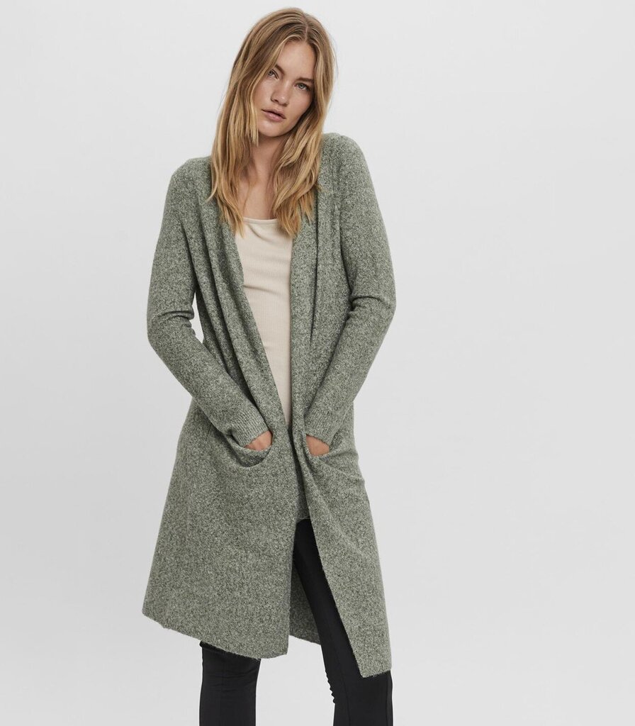 Vero Moda naisten neuletakki 10215434*01, vihreä/laurel 5715108113051 hinta ja tiedot | Naisten neulepuserot | hobbyhall.fi