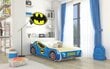 Lasten sänky ADRK Batcar, 80x160 cm hinta ja tiedot | Lastensängyt | hobbyhall.fi