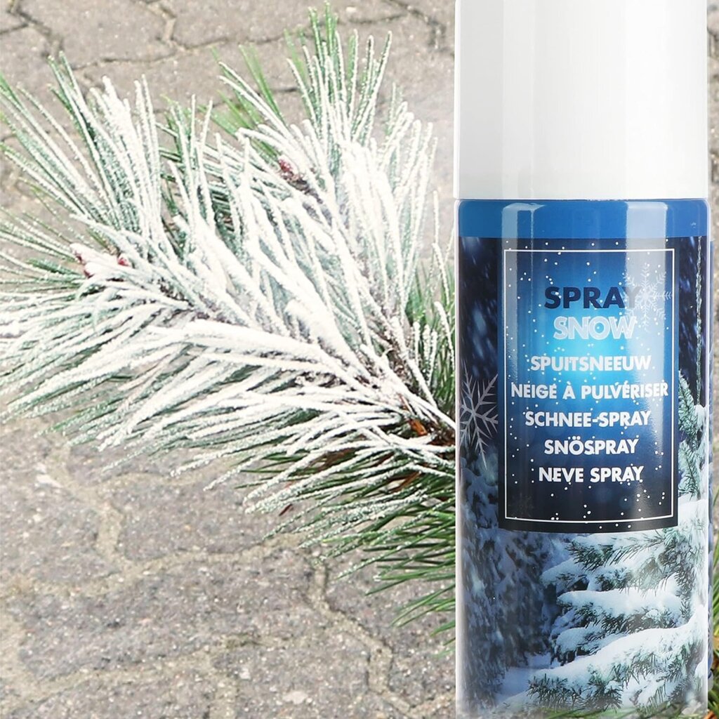 Keinolumi suihkeessa koristelu spray + näytöt 150ml hinta ja tiedot | Joulukoristeet | hobbyhall.fi