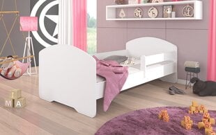 Lasten sänky irrotettavalla suojalla ADRK Furniture Pepe 164 160x80cm, valkoinen hinta ja tiedot | ADRK Furniture Lastenhuoneen kalusteet | hobbyhall.fi