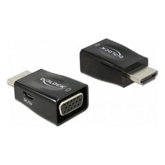 HDMI - VGA-sovitin Delock 65902 hinta ja tiedot | Adapterit | hobbyhall.fi